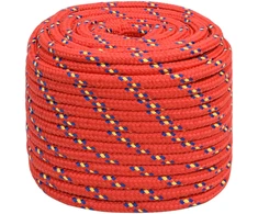 Daugiafunkcinė buitinė virvė 16 mm 100 m Raudona PP