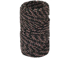 Daugiafunkcinė buitinė virvė 2 mm 100 m Juoda ir raudona PP