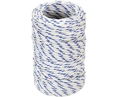 Daugiafunkcinė buitinė virvė 2 mm 25 m Balta ir mėlyna PP