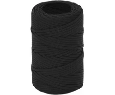 Daugiafunkcinė buitinė virvė 2 mm 25 m Juoda PP