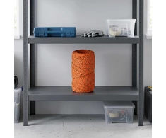 Daugiafunkcinė buitinė virvė 2 mm 25 m Oranžinė PP
