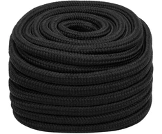 Daugiafunkcinė buitinė virvė 20 mm 100 m Juoda PP