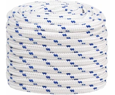 Daugiafunkcinė buitinė virvė 20 mm 100 m Balta ir mėlyna PP