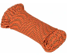 Daugiafunkcinė buitinė virvė 3 mm 25 m Oranžinė PP