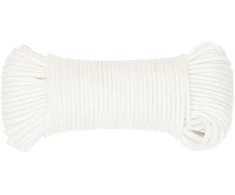 Daugiafunkcinė buitinė virvė 3 mm 250 m Balta PP