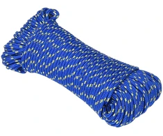 Daugiafunkcinė buitinė virvė 4 mm 50 m Mėlyna PP