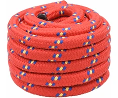 Daugiafunkcinė buitinė virvė 40 mm 25 m Raudona PP