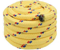 Daugiafunkcinė buitinė virvė 40 mm 25 m Geltona PP
