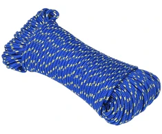 Daugiafunkcinė buitinė virvė 5 mm 50 m Mėlyna PP