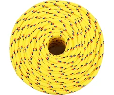 Daugiafunkcinė buitinė virvė 6 mm 25 m Geltona PP