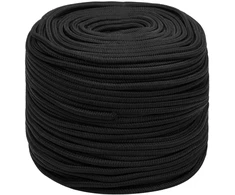 Daugiafunkcinė buitinė virvė 6 mm 25 m Juoda PP