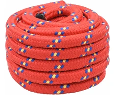 Daugiafunkcinė buitinė virvė 60 mm 10 m Raudona PP