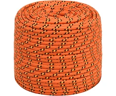Daugiafunkcinė buitinė virvė 8 mm 100 m Oranžinė PP