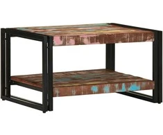Daugiaspalvis kavos staliukas, 70x50x38cm, perdirbta mediena