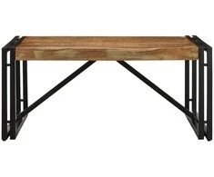 daugiaspalvis kavos staliukas perdirbta medžio masyva