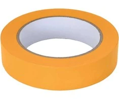 Dažytojo maskavimo juostos 50 pcs Geltona 25mm x 50m Popierius