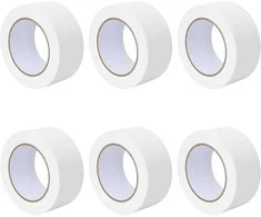 Dažytojo maskavimo juostos 6 pcs Balta 50mm x 50m Popierius