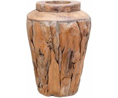 Dekoratyvinė vaza, 40x60cm, tikmedžio medienos masyvas