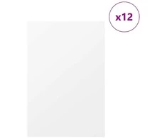 Dekoratyvinės Panelės 12 pcs Balta 40 x 60 x 0.27 cm