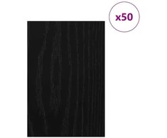 Dekoratyvinės Panelės 50 pcs Juodas ąžuolas 40 x 60 x 0.27 cm