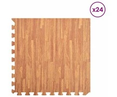 Baseino grindų kilimas 24 pcs Medis 8,64 ㎡ EVA puta