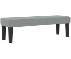 Kiemas lova su galvūgalio Šviesiai pilka 200 x 200 cm audinys