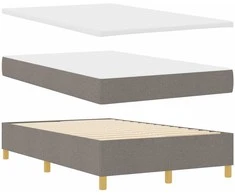 Kiemas lova su galvūgalio Tortora 120 x 200 cm audinys