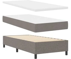 Kiemas lova su galvūgalio Tortora 90 x 200 cm audinys