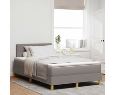 Kiemas lova su pagalve Tortora 120 x 190 cm audinys
