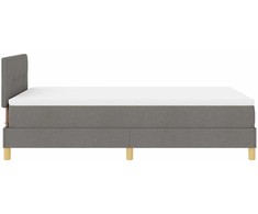 Kiemas lova su pagalve Tortora 120 x 190 cm audinys
