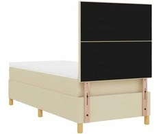 Kiemas lova su galvūgalio Kreminė 100 x 200 cm audinys