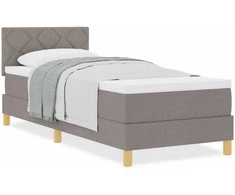 Kiemas lova su pagalve Tortora 80 x 200 cm audinys