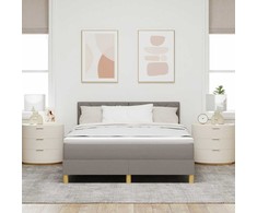 Kiemas lova su pagalve Tortora 140 x 190 cm audinys