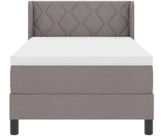 Kiemas lova su galvūgalio Taupe 190 x 90 cm audinys