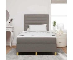 LED Čiužinio Lova su galvūgalio Tortora 120 x 190 cm audinys