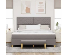 Kiemas lova su galvūgalio Tortora 180 x 200 cm audinys