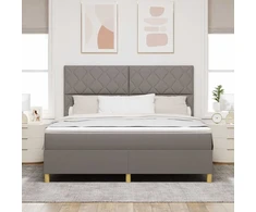 Kiemas lova su galvūgalio Tortora 180 x 200 cm audinys
