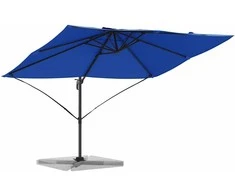 Skėtis nuo saulės 351 x 250 x 260 cm Poliesteris ir aliuminis