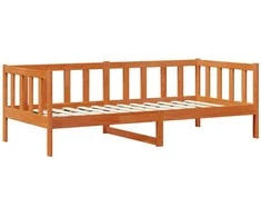 Dieninė lova Vaško Ruda 90 x 200 cm Tvirtas pušies medis