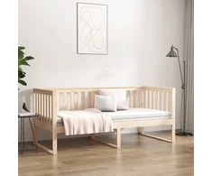 Dieninė lova be čiužinio 100x200 cm Pušies masyvo