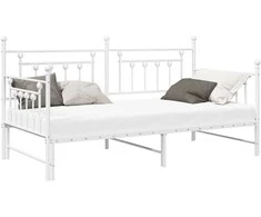 Lova Dienos lovos rėmas Balta 100 x 200 cm Plienas