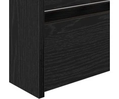Dienos lova su stalčių Pilka 90 x 200 cm Apdirbta mediena