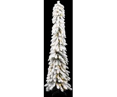 Dirbtinė apšviesta Kalėdų eglutė su 100 LED ir sniegu, 180cm