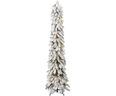 Dirbtinė apšviesta Kalėdų eglutė su 100 LED ir sniegu, 180cm