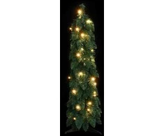Dirbtinė apšviesta Kalėdų eglutė su 45 LED lemputėmis, 90cm