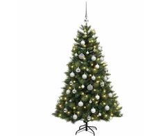 Dirbtinė kalėdinė eglutė su rutuliuku 120 cm 150 LED