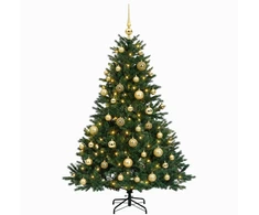 Dirbtinė kalėdinė eglutė su rutuliuku 120 cm 150 LED