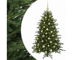 Dirbtinė kalėdinė eglutė su rutuliuku 120 cm 150 LED