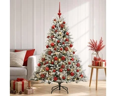 Dirbtinė kalėdinė eglutė su rutuliuku 120 cm 150 LED