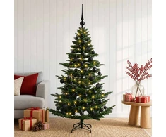 Dirbtinė kalėdinė eglutė su rutuliuku 120 cm 150 LED